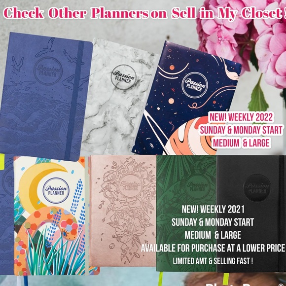 2022 Passion Planner Weekly Dated : Monday - Picture 6 of 7